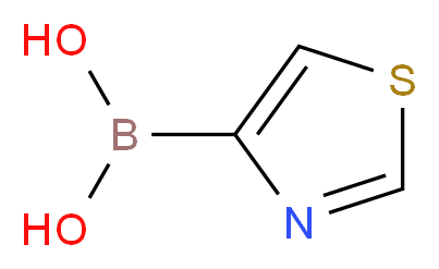 THIAZOLE-4-BORONIC ACID_分子结构_CAS_1016642-07-1)