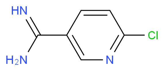 6-chloropyridine-3-carboximidamide_分子结构_CAS_201937-26-0