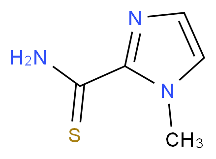 1-methyl-1H-imidazole-2-carbothioamide_分子结构_CAS_885281-13-0