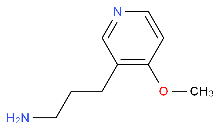 3-(4-methoxypyridin-3-yl)propan-1-amine_分子结构_CAS_1060805-40-4)