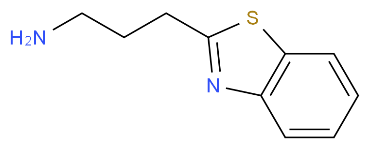 3-(1,3-benzothiazol-2-yl)-1-propanamine_分子结构_CAS_51124-73-3)