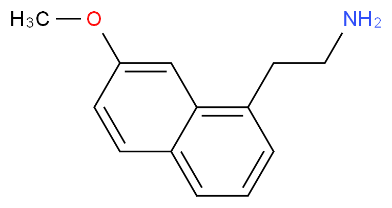 2-(7-Methoxynaphthalen-1-yl)ethanamine_分子结构_CAS_138113-09-4)