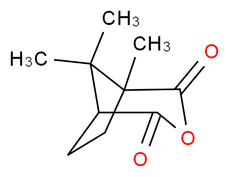 DL-CAMPHORIC ANHYDRIDE_分子结构_CAS_595-30-2)