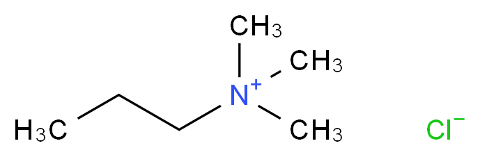 trimethyl(propyl)azanium chloride_分子结构_CAS_2877-24-9