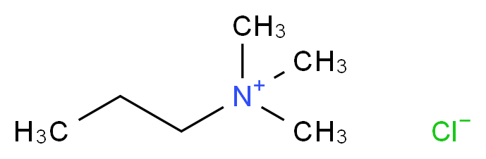 Trimethylpropylammonium Chloride _分子结构_CAS_2877-24-9)