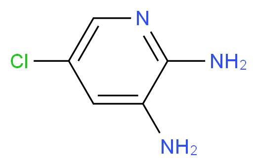 5-Chloropyridine-2,3-diamine_分子结构_CAS_25710-20-7)