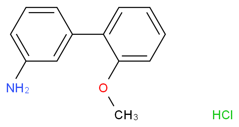 3-(2-methoxyphenyl)aniline hydrochloride_分子结构_CAS_96923-01-2