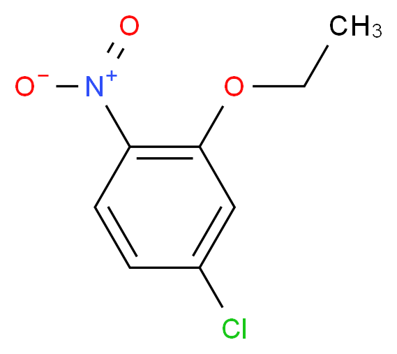 4-Chloro-2-ethoxynitrobenzene 98%_分子结构_CAS_29604-25-9)