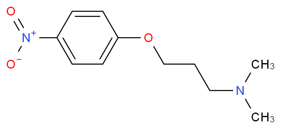 N,N-dimethyl-3-(4-nitrophenoxy)propan-1-amine_分子结构_CAS_91430-80-7)