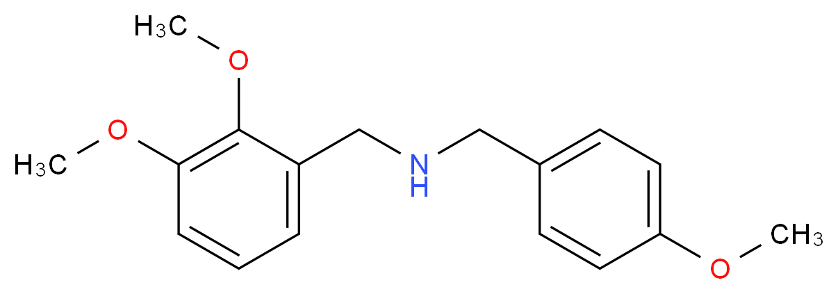 (2,3-dimethoxybenzyl)(4-methoxybenzyl)amine_分子结构_CAS_416888-99-8)