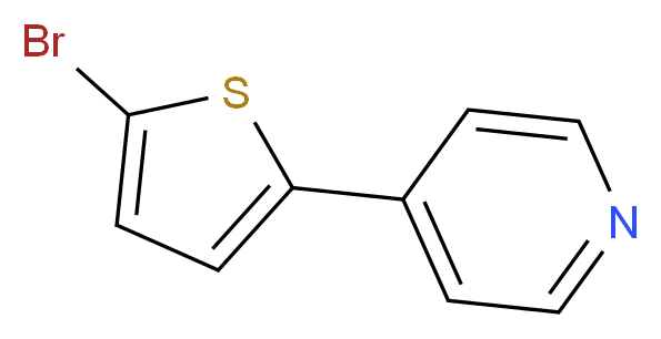 4-(5-bromothiophen-2-yl)pyridine_分子结构_CAS_164936-60-1