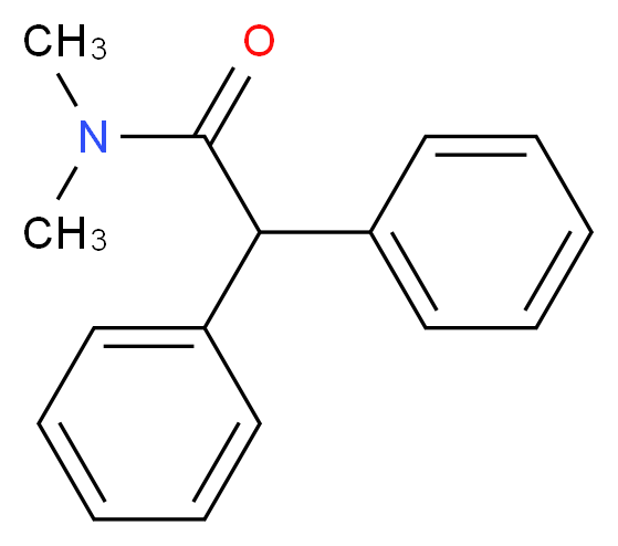 N,N-dimethyl-2,2-diphenylacetamide_分子结构_CAS_957-51-7