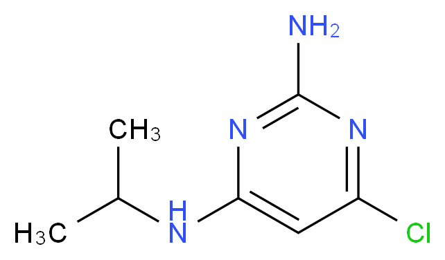 6-Chloro-N~4~-isopropylpyrimidine-2,4-diamine_分子结构_CAS_30182-24-2)