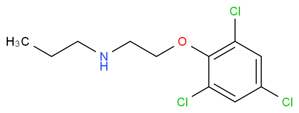 N-(2-(2,4,6-Trichlorophenoxy)ethyl)propan-1-aMine_分子结构_CAS_67747-01-7)