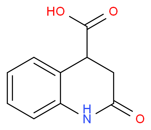 2-oxo-1,2,3,4-tetrahydro-4-quinolinecarboxylic acid_分子结构_CAS_14179-84-1)