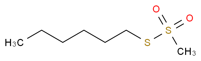 Hexyl Methanethiosulfonate_分子结构_CAS_53603-16-0)