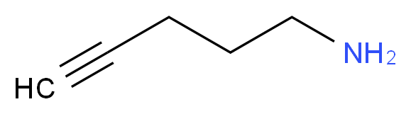 pent-4-yn-1-amine_分子结构_CAS_15252-44-5