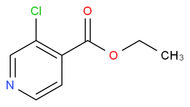 ethyl 3-chloropyridine-4-carboxylate_分子结构_CAS_211678-96-5