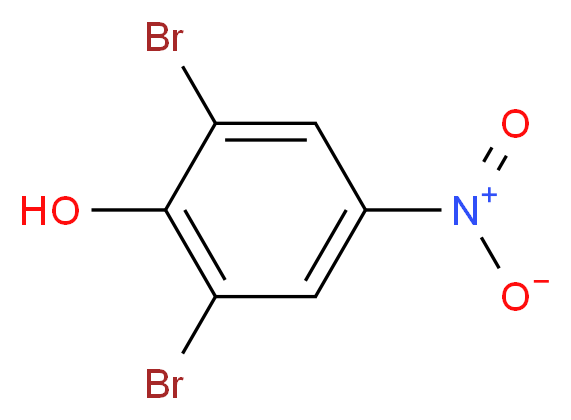 2,6-Dibromo-4-nitrophenol_分子结构_CAS_99-28-5)