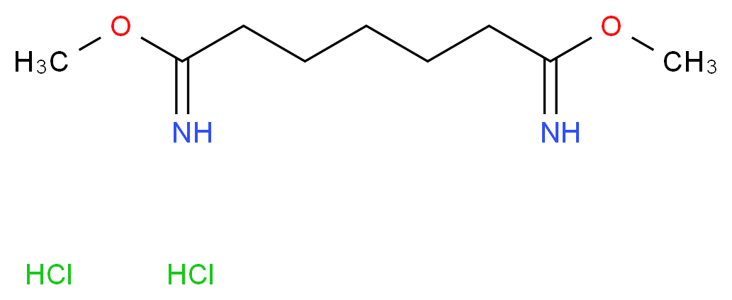 庚二亚氨酸二甲酯 二盐酸盐_分子结构_CAS_58537-94-3)