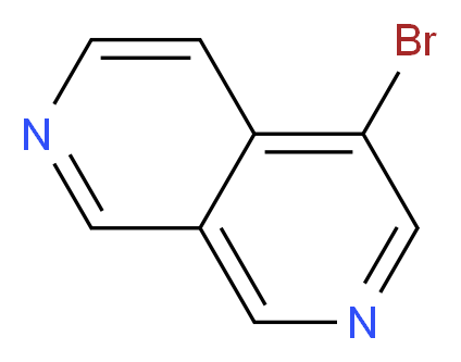 4-BROMO-2,7-NAPHTHYRIDINE_分子结构_CAS_)