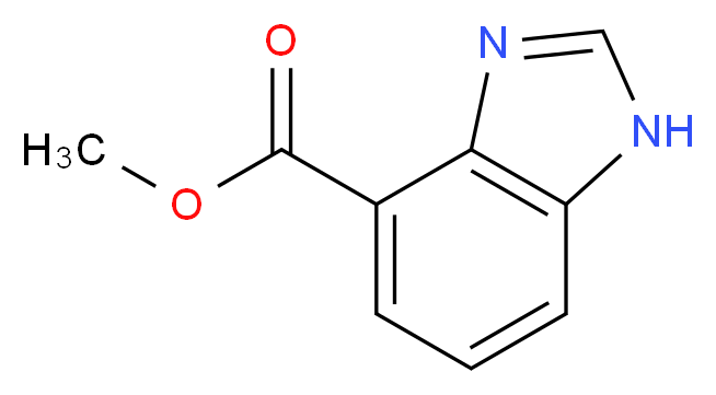 Methyl 1H-benzo[d]imidazole-4-carboxylate_分子结构_CAS_37619-25-3)