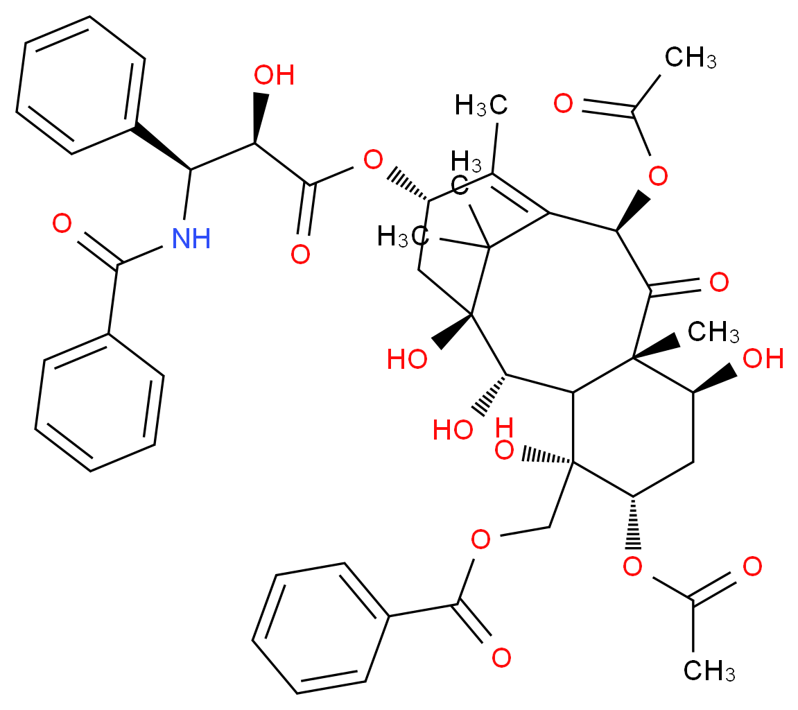 Paclitaxel Oxetane Ring-Opened 3-Acetyl 4-Benzoyl Impurity_分子结构_CAS_932042-85-8)