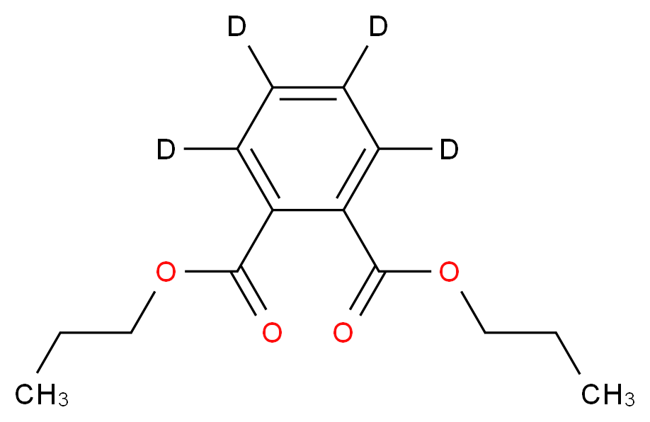 邻苯二甲酸二丙酯-3,4,5,6-d4_分子结构_CAS_358731-29-0)