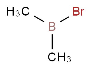 二甲基溴化硼_分子结构_CAS_5158-50-9)