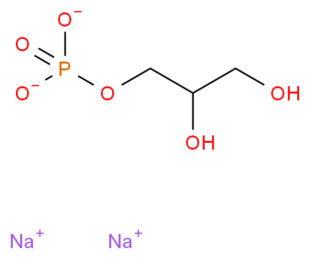 disodium 3-(phosphonatooxy)propane-1,2-diol_分子结构_CAS_819-83-0