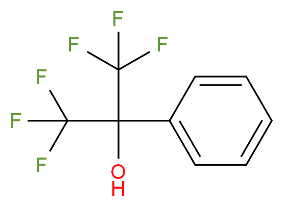 (Hexafluoro-2-hydroxyisopropyl)benzene_分子结构_CAS_718-64-9)
