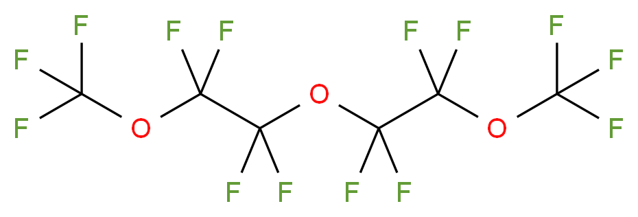 1,1,2,2-tetrafluoro-1-[1,1,2,2-tetrafluoro-2-(trifluoromethoxy)ethoxy]-2-(trifluoromethoxy)ethane_分子结构_CAS_40891-99-4