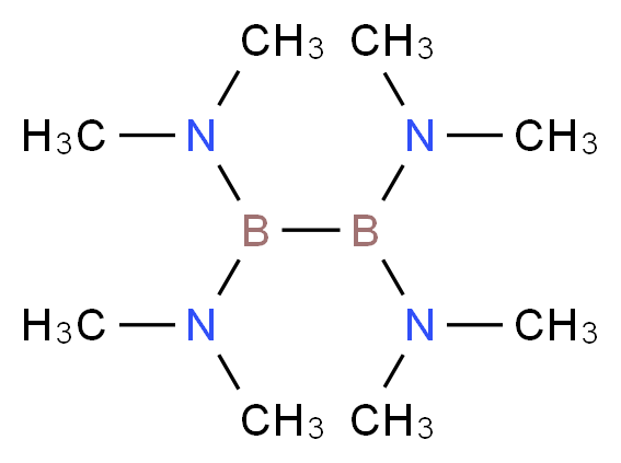 Tetrakis(dimethylamino)diboron_分子结构_CAS_1630-79-1)