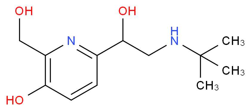 Pirbuterol Dihydrochloride_分子结构_CAS_38029-10-6)