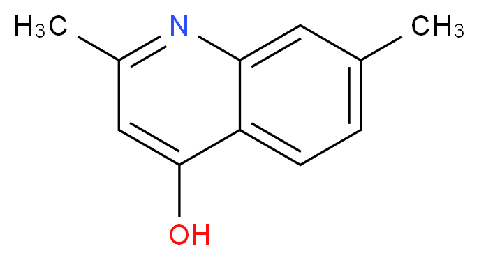 2,7-dimethylquinolin-4-ol_分子结构_CAS_15644-84-5