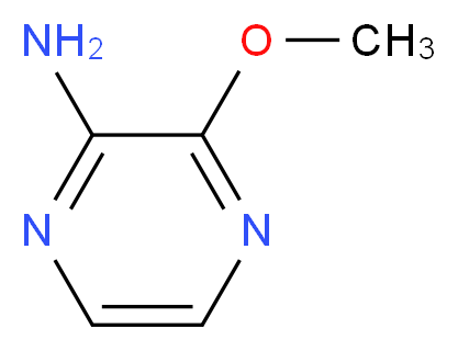 3-methoxypyrazin-2-amine_分子结构_CAS_4774/10/1)