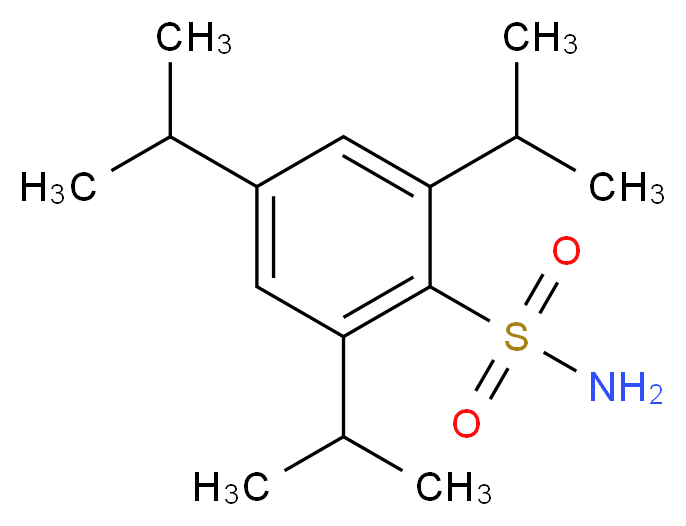 2,4,6-三异丙基苯磺胺_分子结构_CAS_105536-22-9)