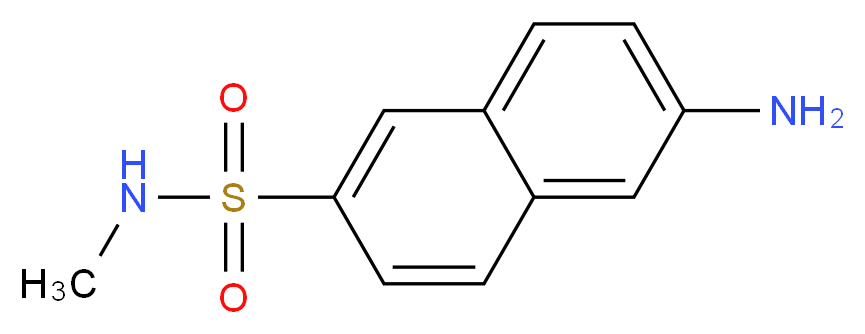 6-amino-N-methylnaphthalene-2-sulfonamide_分子结构_CAS_104295-55-8