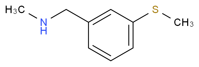 N-methyl-1-[3-(methylthio)phenyl]methanamine_分子结构_CAS_915922-71-3)