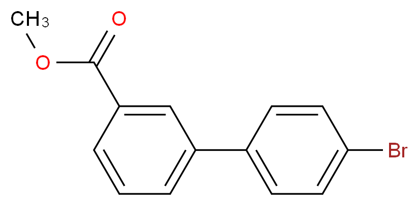 Methyl 4'-bromo-[1,1'-biphenyl]-3-carboxylate_分子结构_CAS_149506-25-2)