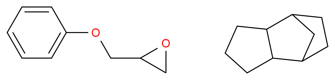 2-(phenoxymethyl)oxirane; tricyclo[5.2.1.0<sup>2</sup>,<sup>6</sup>]decane_分子结构_CAS_119345-05-0