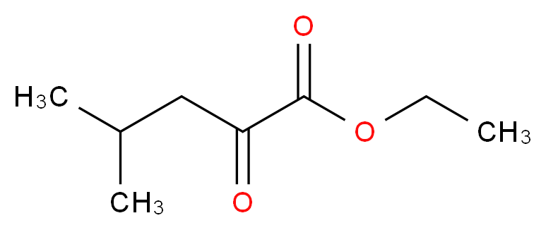 ethyl 4-methyl-2-oxopentanoate_分子结构_CAS_26073-09-6