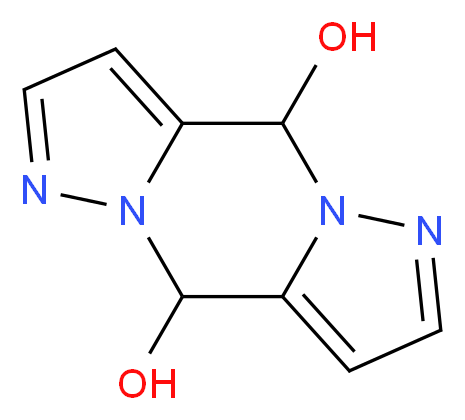 4H,9H-Dipyrazolo[1,5-a:1,5-d]pyrazine-4,9-diol_分子结构_CAS_400079-96-1)