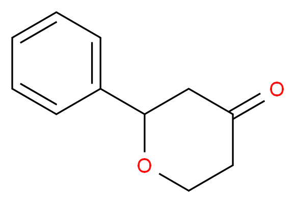 2-phenyloxan-4-one_分子结构_CAS_147688-62-8