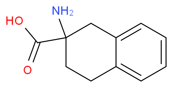 D,L-2-Aminotetralin-2-carboxylic acid_分子结构_CAS_6331-63-1)