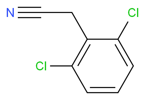 2-(2,6-dichlorophenyl)acetonitrile_分子结构_CAS_3215-64-3