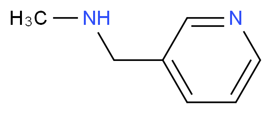 N-甲基-3-吡啶甲基胺_分子结构_CAS_20173-04-0)