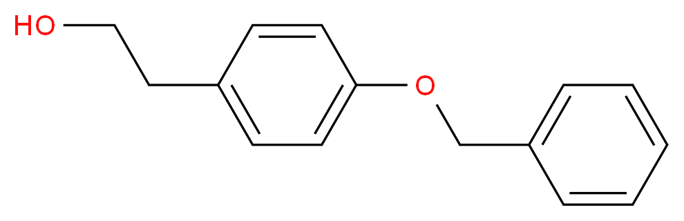 2-(4-苯甲氧基苯基)乙醇_分子结构_CAS_61439-59-6)