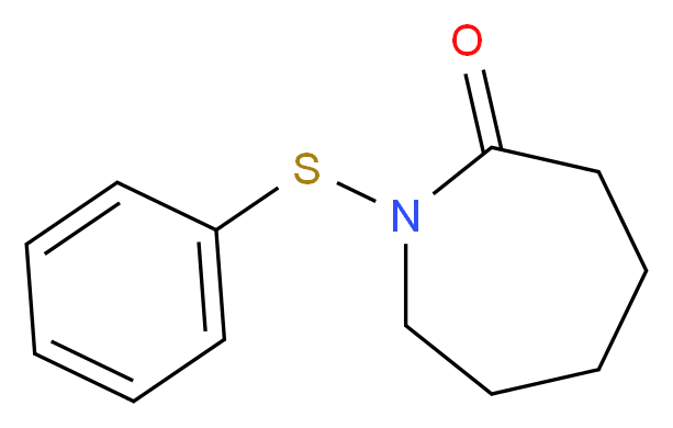 1-(phenylsulfanyl)azepan-2-one_分子结构_CAS_36452-23-0