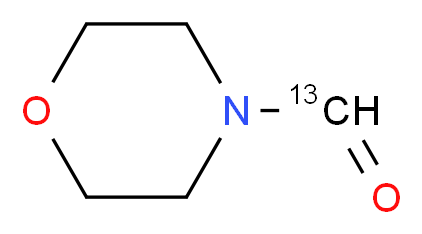 morpholine-4-carbaldehyde_分子结构_CAS_113009-82-8